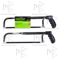 Greenfield by Winland 10-12" Hacksaw Frame Plated Adjustable Frame Saw with Blade 02-03-00002