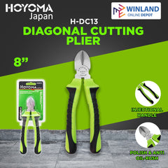 Hoyoma japan by Winland 8inch Diagonal Cutting Plier (Injectional Handle) H-DC13