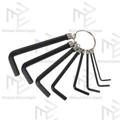 Hoyoma japan by Winland 8pcs Hex Key Wrench Ring Set H-NL001
