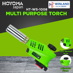 Hoyoma japan by Winland Multi Purpose Torch Camping Gas Welding Torch Butane Torch