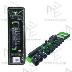 Hoyoma japan by Winland 12pcs Socket Set 1/2 Inches HT-DS1212