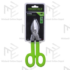 Greenfield by Winland 8inches Tin Snip Rubber Handle Scissors Tool GTS8