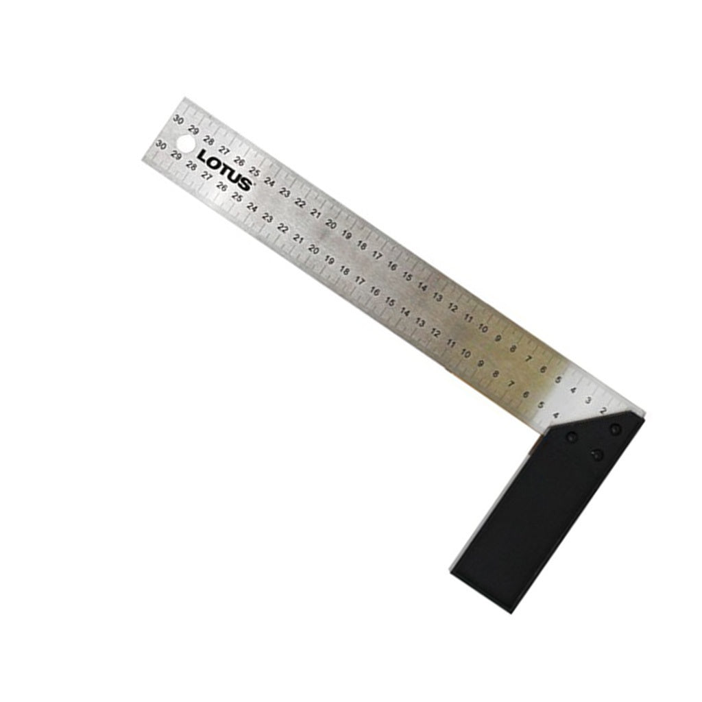 Lotus 12inches Aluminum Tri-Square Ruler LTHT300STX