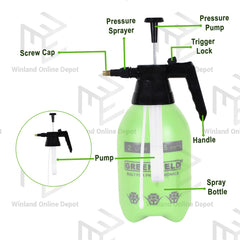 Greenfield by Winland Pressure Hand Sprayer 1L-2L Heavy Duty Garden Sprayer Gardening Tools