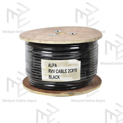 Alpa by Winland Royal Cord | Speaker Wire Heavy Duty 18 AWG-0.75mm2 2C RVV-2C18 75M/Spool