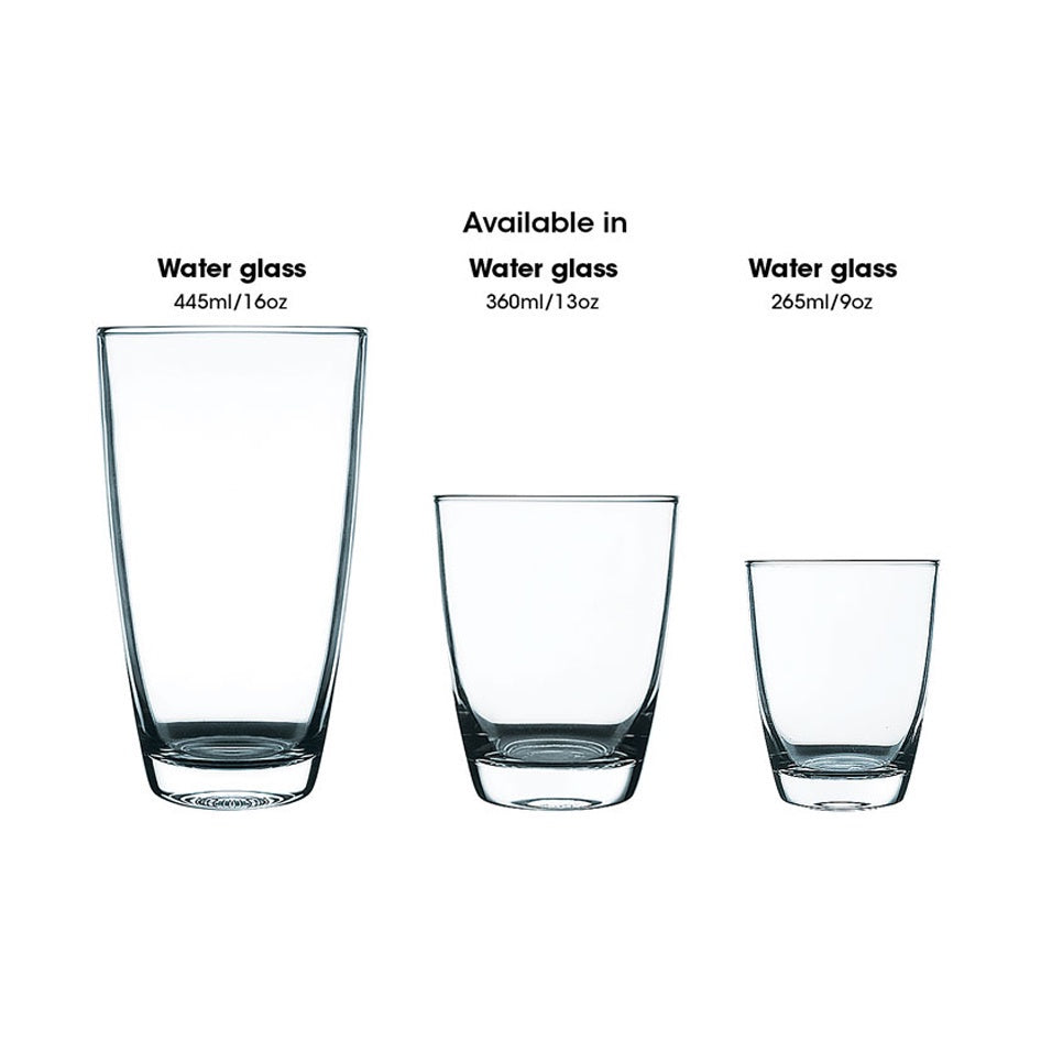 Union by Winland GLASS Thailand Clear Glass Highball Water, Juice, Soda, Liquor Glass 345ml Set of 6