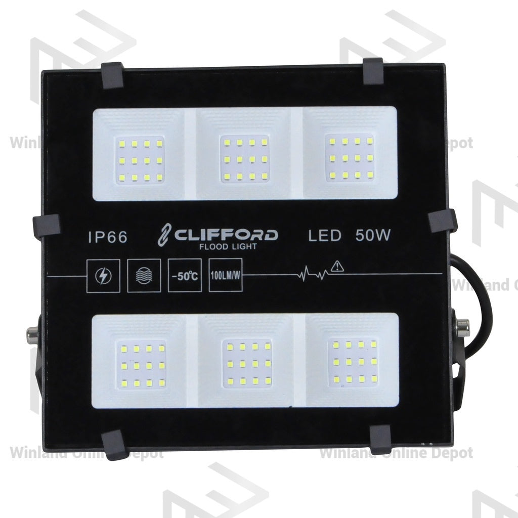 Clifford Energy Saving LED Floodlight 50Watts Daylight FL50WDL