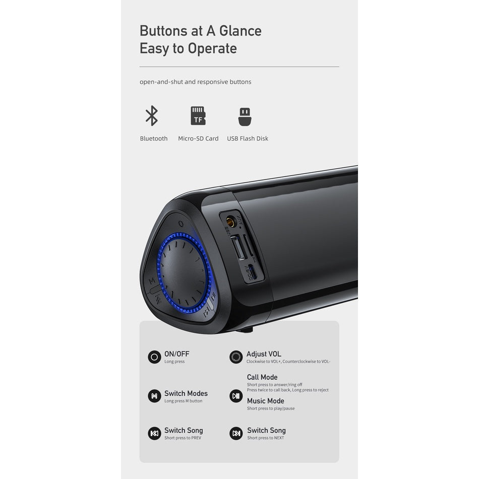 Awei by Winland Y333 Smart Home Sound Blaster Speaker Soundbar Wireless Bluetooth Home Theater