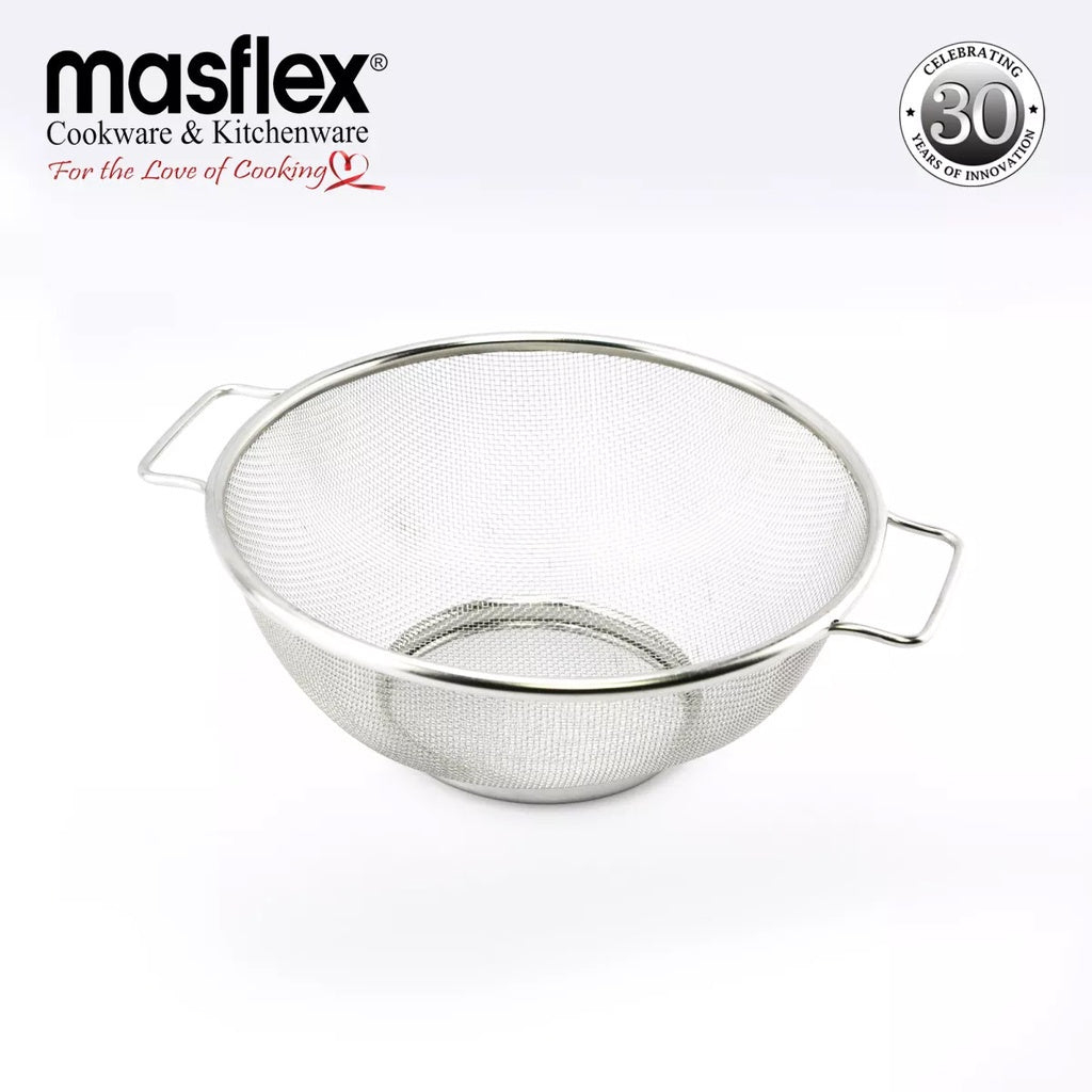 Masflex by Winland 22cm & 26cm Stainless Steel Mesh Strainer/Mesh Basket HZ-12 / HZ-11