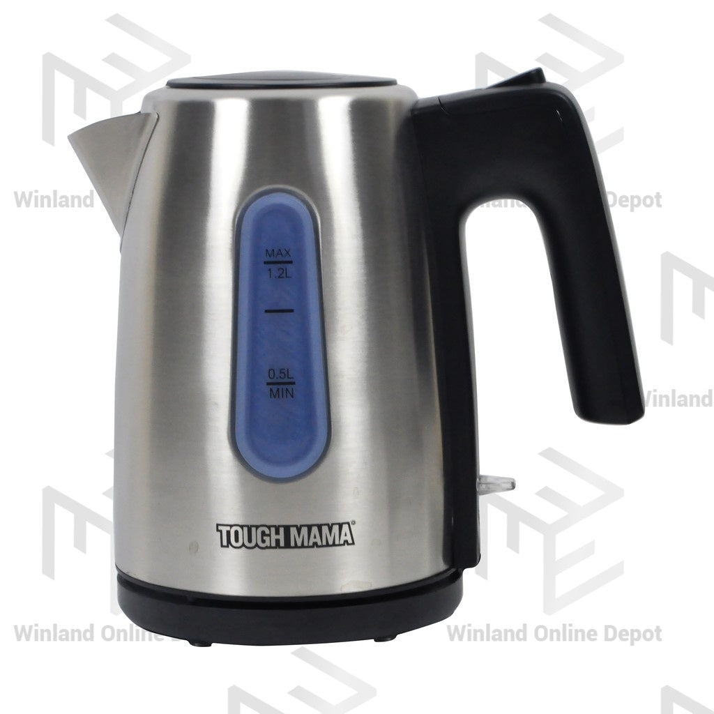 [7489]TOUGH MAMA by Winland 1.2L Premium Stainless Steel Electric Kettle Water Heater NTMJK12-SSP