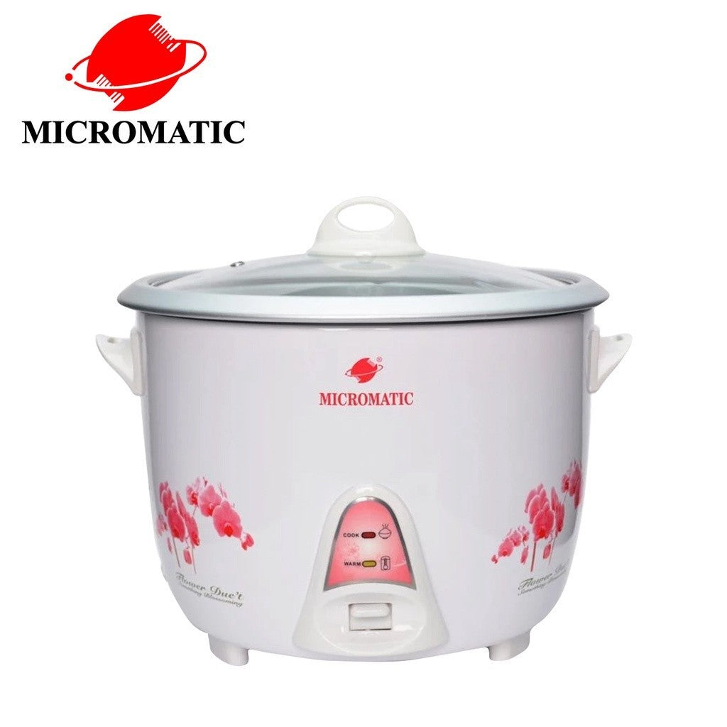 Micromatic by Winland Rice Cooker 1.8L 10 Cups of Rice with Glass lid Cover 700watts MRC-10
