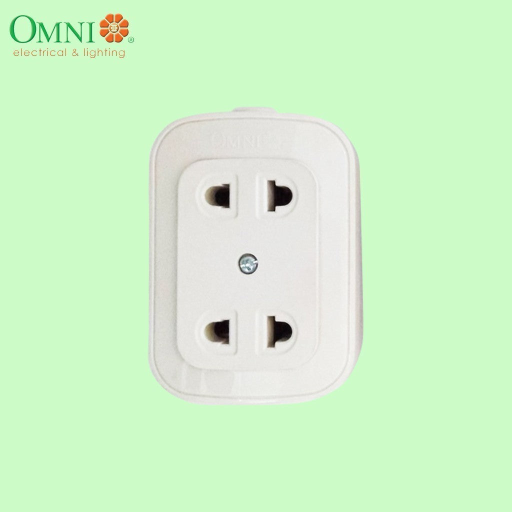 Omni by Winland Surface 2 Gang Convenience outlet 10A | 250V Original WSO-002