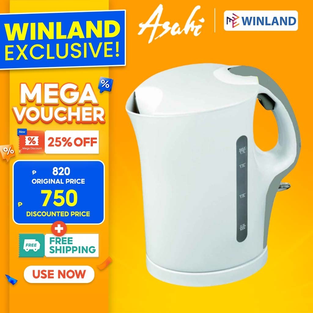 Asahi by Winland Kettle Electric | Water Heater w/ High Temp Body 2000 ...