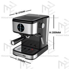 Xtreme HOME 1.5L Electric Coffee Machine Touch Panel Control w/ Auto Shut-Off XH-ESCM