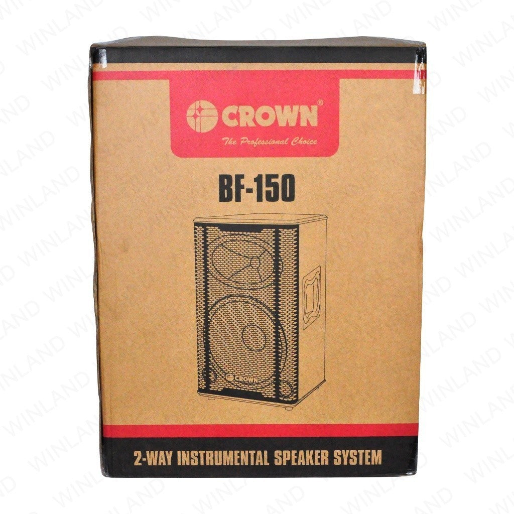 Crown 1pc 2-Way 15inch Instrumental Speaker System BF-150