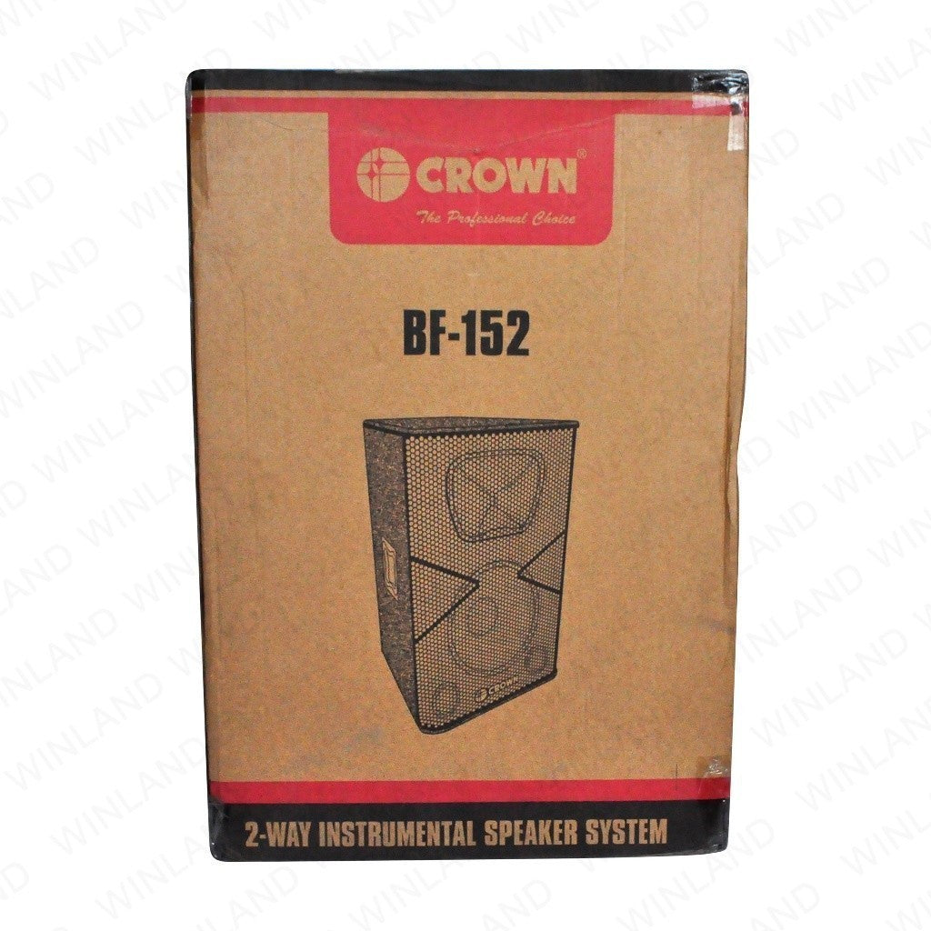 Crown 1pc 2-Way 15 Inch Instrumental Speaker System