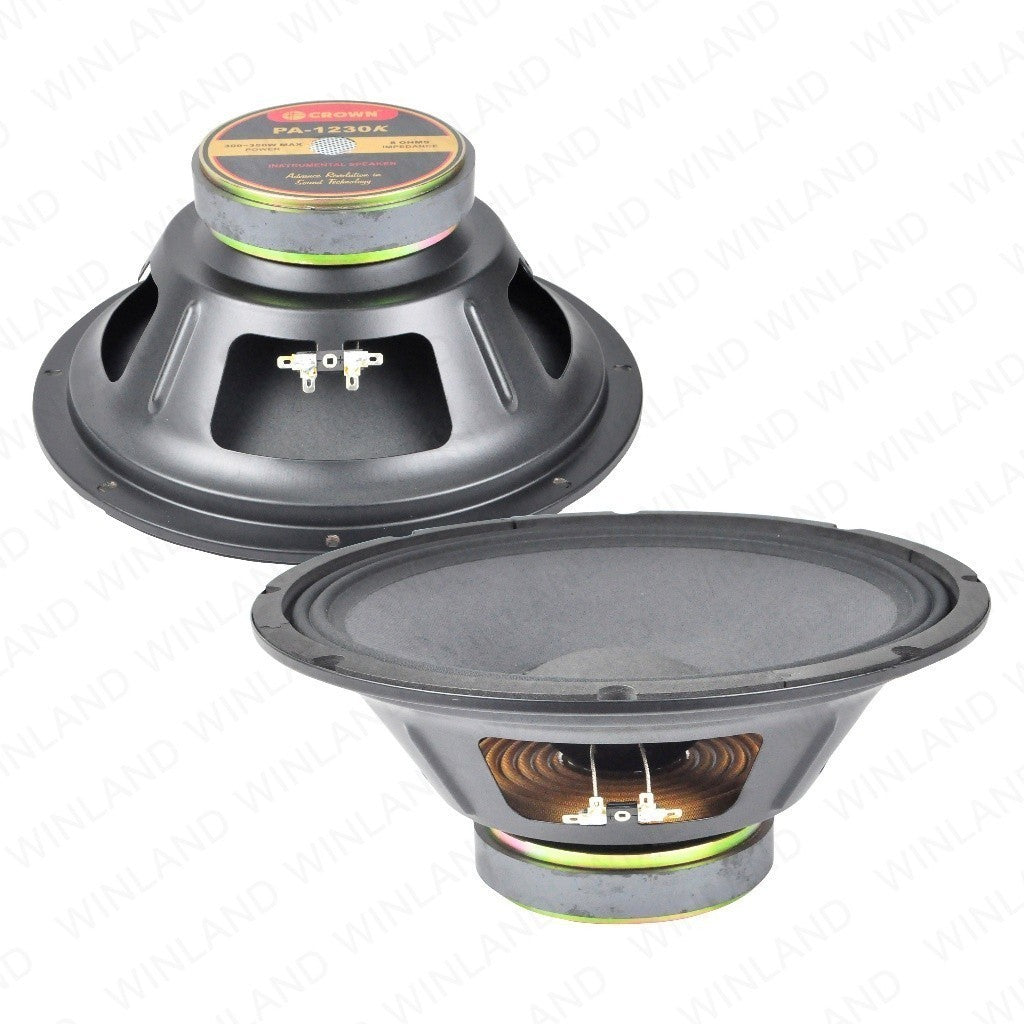 Crown by Winland 12inches Professional Instrumental Speaker / 300-350watts / 8ohms PA-1230K (1)piece