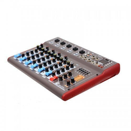 Titanium Audio TA MINI 7 PRO 7 Channel Compact Mini Mixer w/Digital Effects and AUX Input