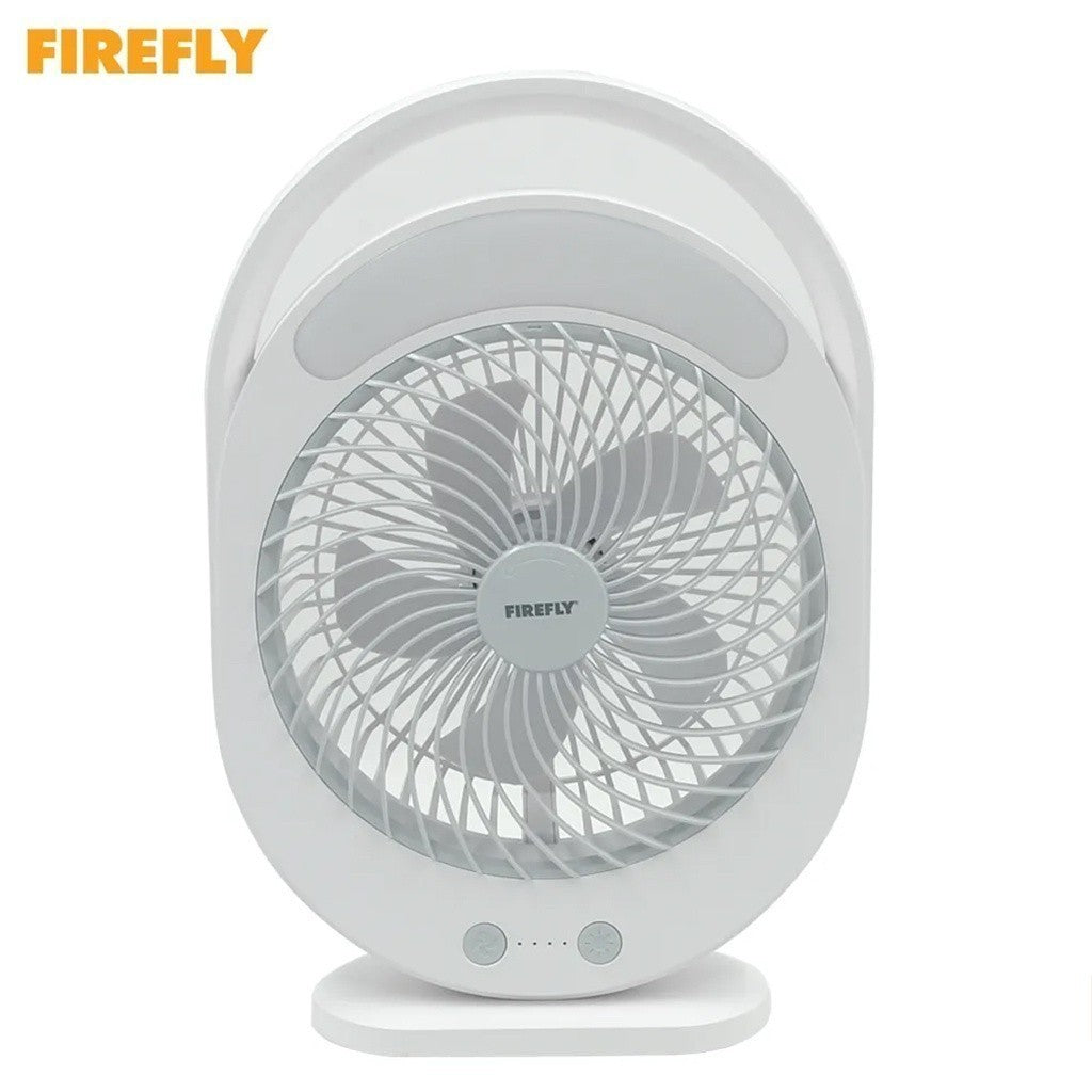 Firefly Multifunction Rechargeable 12W Desk Fan / Table Fan with Night Light FEL658