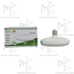 Omni by Winland Circular LED Flat Lamp 12Watts E27 Base LFE27-12W-DL Daylight