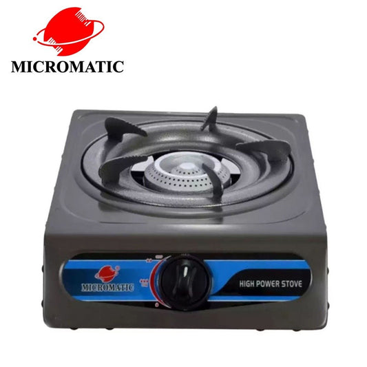 Micromatic by Winland Single Burner Stainless Steel Gas Stove enamel coated top plate MGS-202