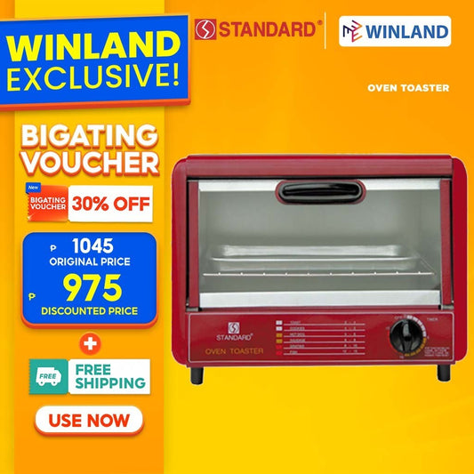 Standard by Winland Appliances Oven Toaster with 15 Minute Timer SOT-602