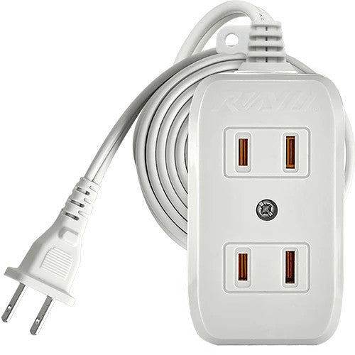 Royu by Winland 3 meters 3 Gang Pin Extension Cord Wire Cable Heavy Duty REDEC302