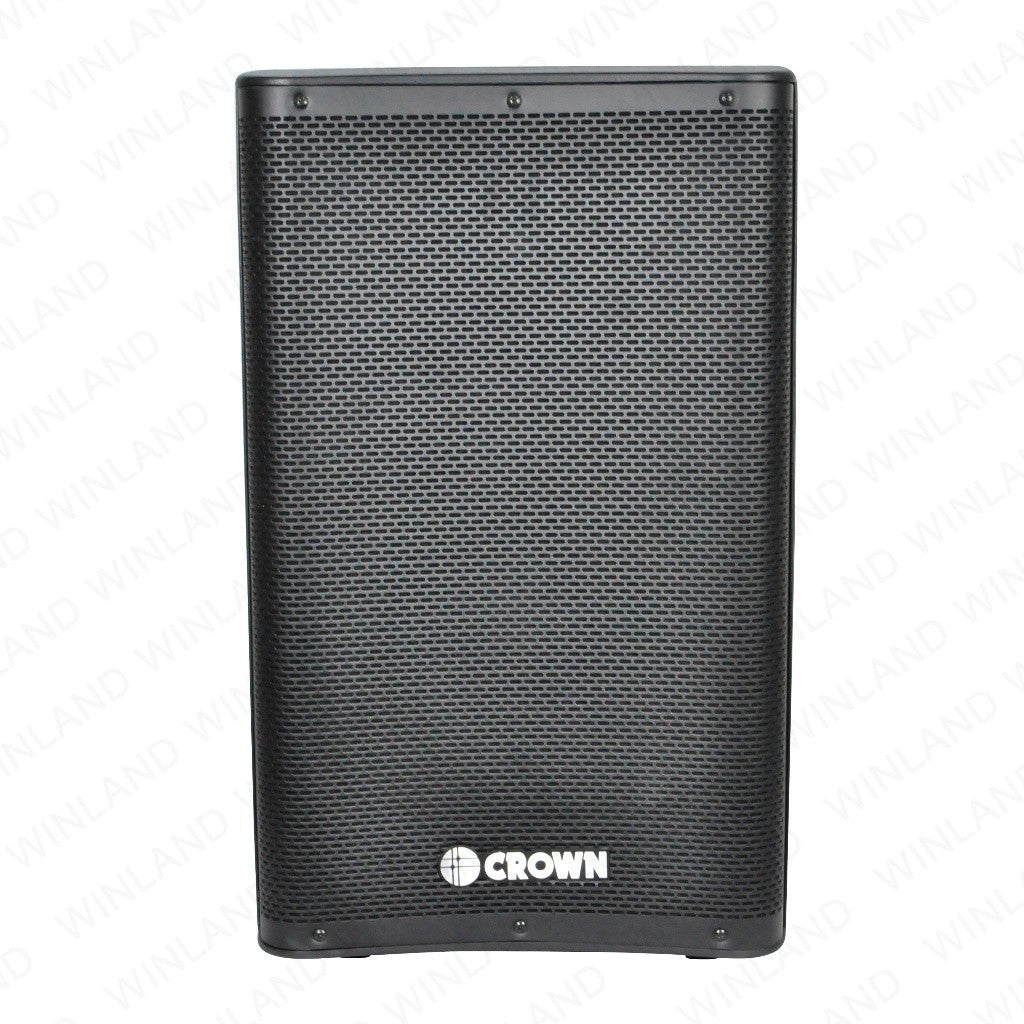 Crown 2-Way 15inch Professional Amplified Baffle Trolley Speaker with FREE Mic PLX-15A