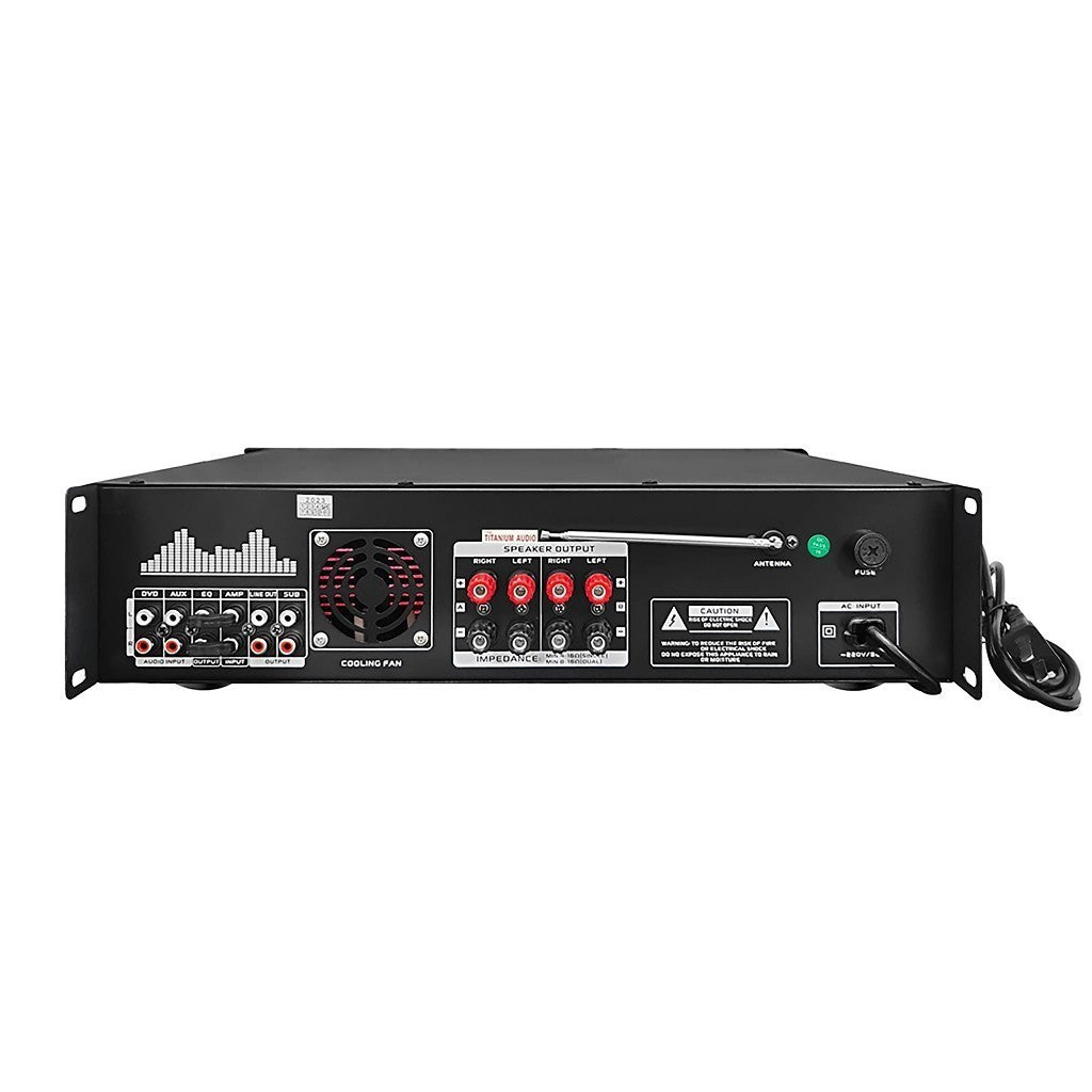 Titanium Audio TA-7120 1500W Karaoke Amplifier USB / SD Card Reader / Bluetooth