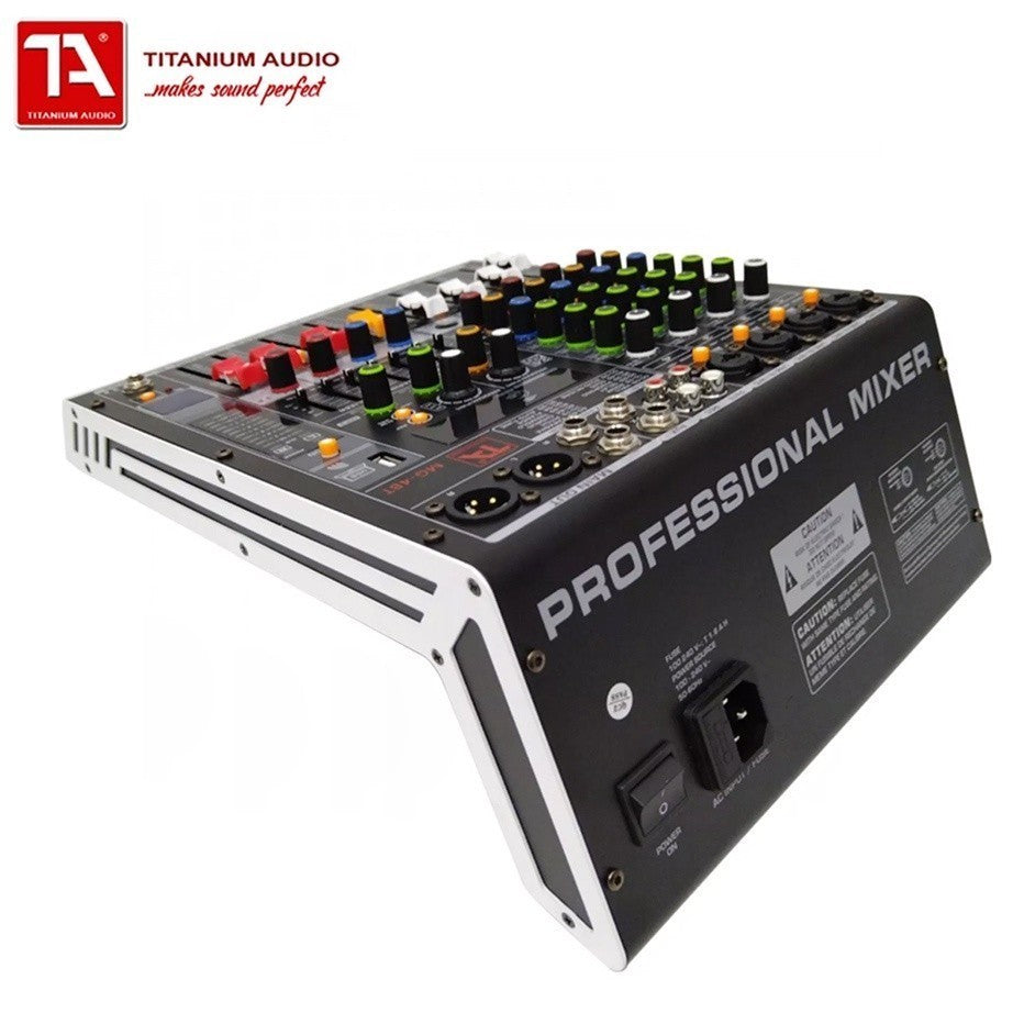 Titanium Audio MG-4BT 4 Channel Audio Mixer with 7-Band Equalizer 32DSP w/ USB AUX BT