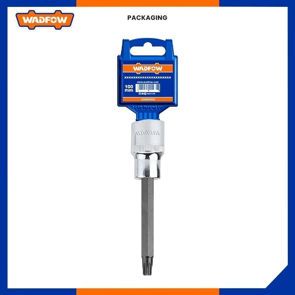Wadfow WSC521  Hexagonal 1/2" Long Torx Bit Socket