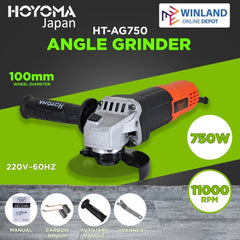 Hoyoma japan by Winland Angle Grinder 750Watts HT-AG750