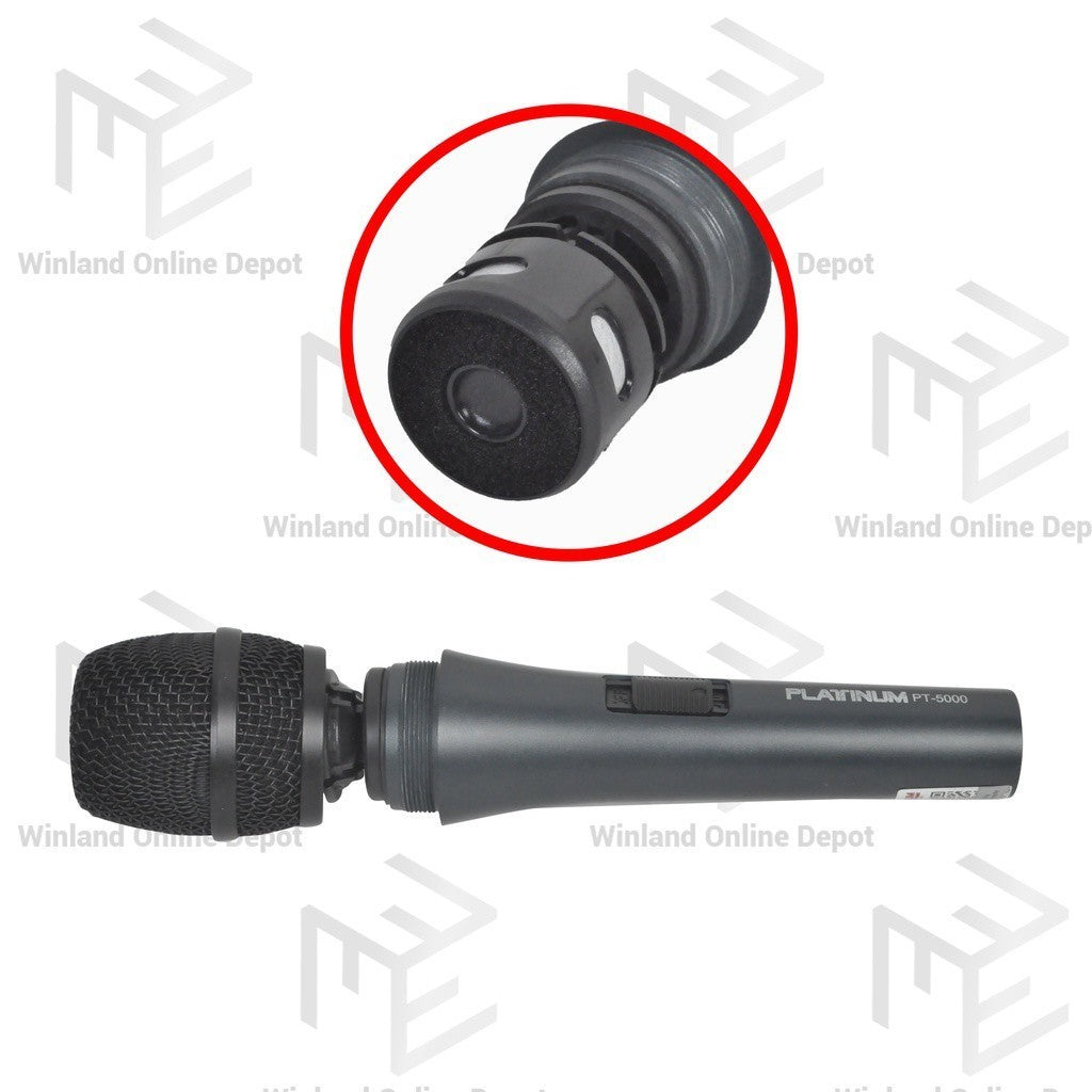 The Platinum PT-5000 Wired Microphone Mic (Black)  10meters Microphone wired PT-5000 *WINLAND*