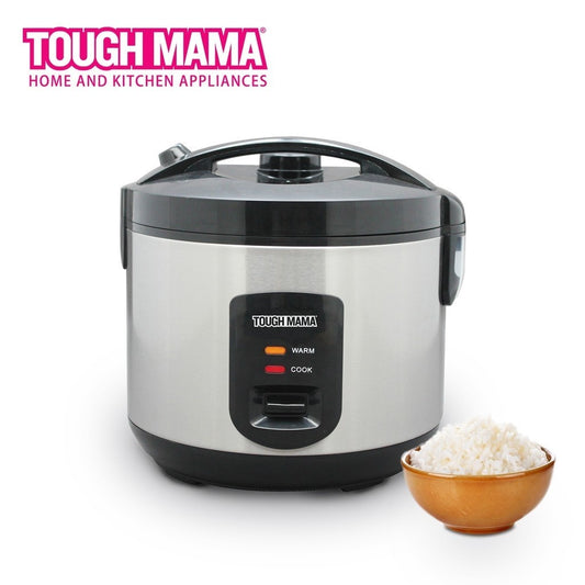 Tough Mama by Winland 2.8L /16-cups Stainless Steel Jar Type Rice Cooker with Steamer NTMRC28-J SS
