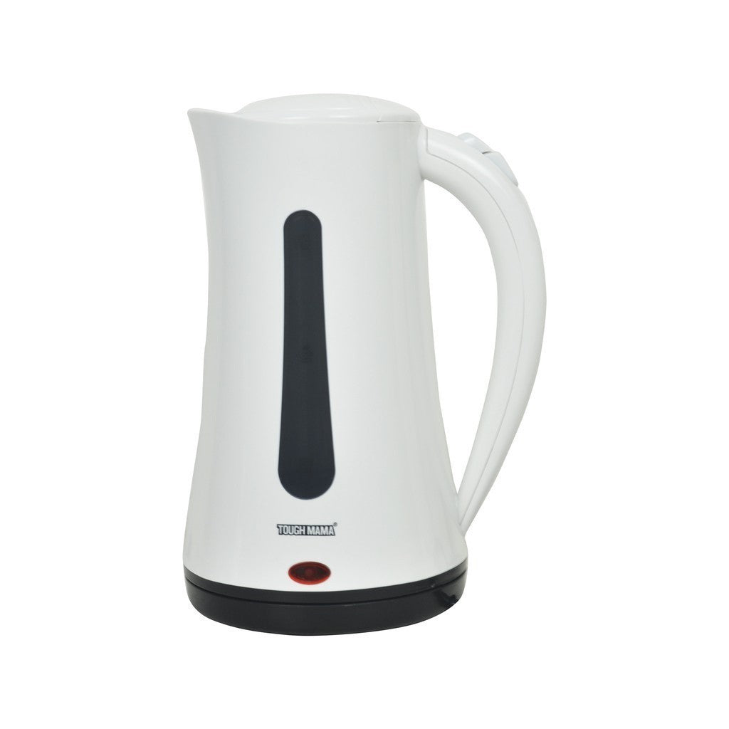 Tough Mama 1.8L Plastic Jug Concealed Electric Kettle | Water Heater NTMJK18-3E (WHT)