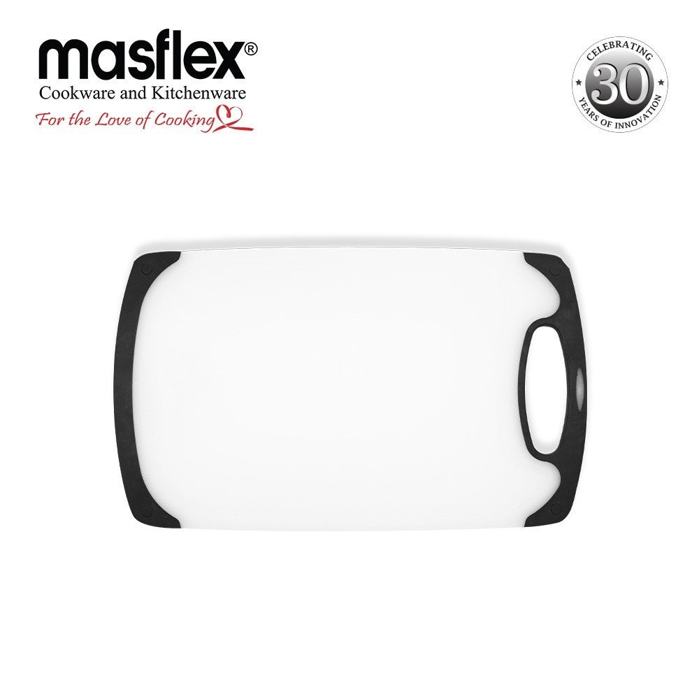 Masflex by Winland Non-slip Cutting / Chopping Board in Black Made of Durable Plastic Material