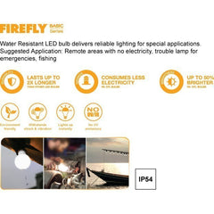 Firefly by Winland 12V LED BULB 4W DAYLIGHT 20000 Life Hours EBF404DL