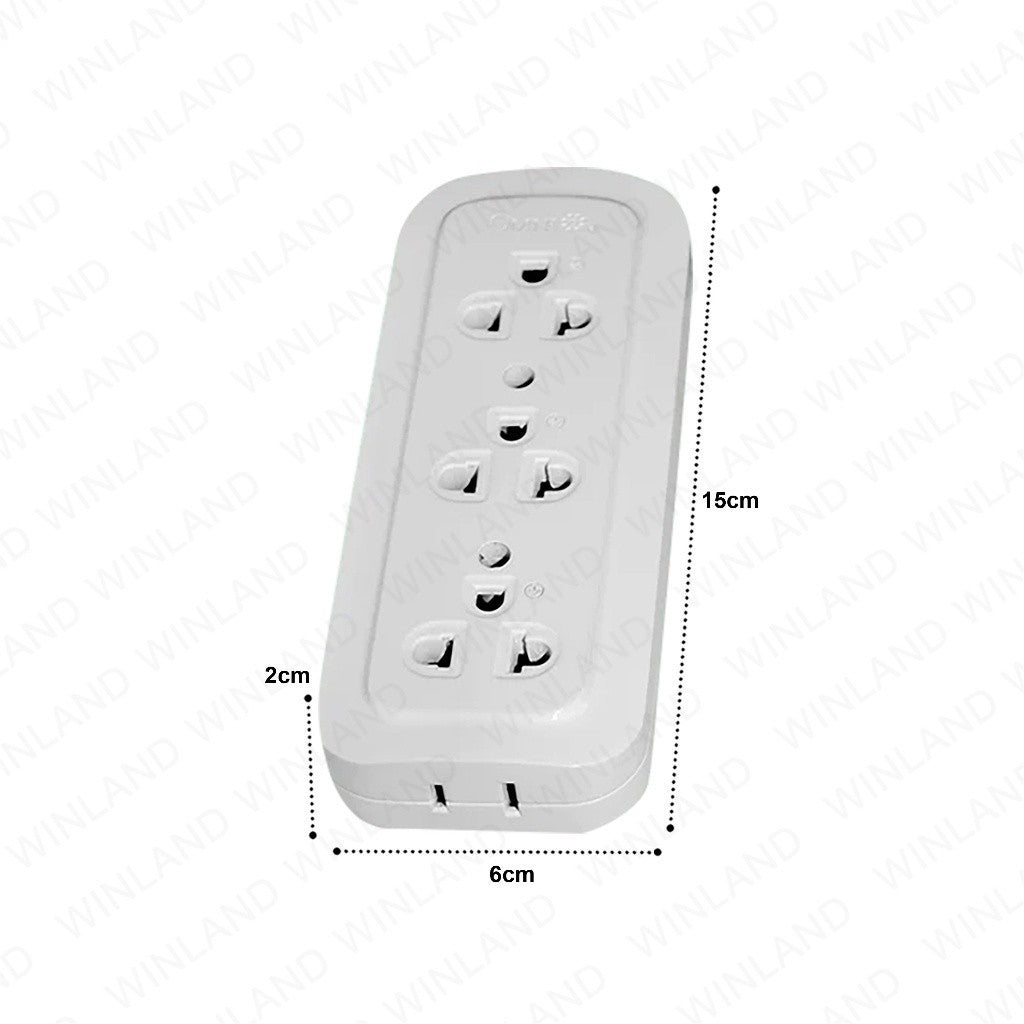 Omni by Winland Surface Convenience Outlet w/ Ground 2-Gang & 3-Gang 10A 250V~ WSG-002 / WSG-003