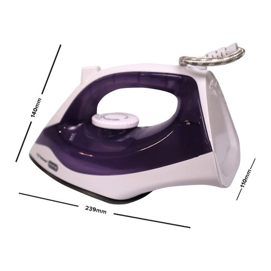 Xtreme HOME 1200w Non-stick Ceramic Soleplate Dry Iron with Spray XH-IRONSPRAY