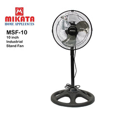 Mikata 10 Inches / 254mm Industrial Stand Electric Fan 50W (3-Metal Blade) MIK-MSF-10