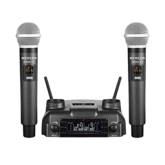 Kevler Dual UHF 1100mAh Battery Wireless Rechargeable Microphone with Dual Antenna RCM-77