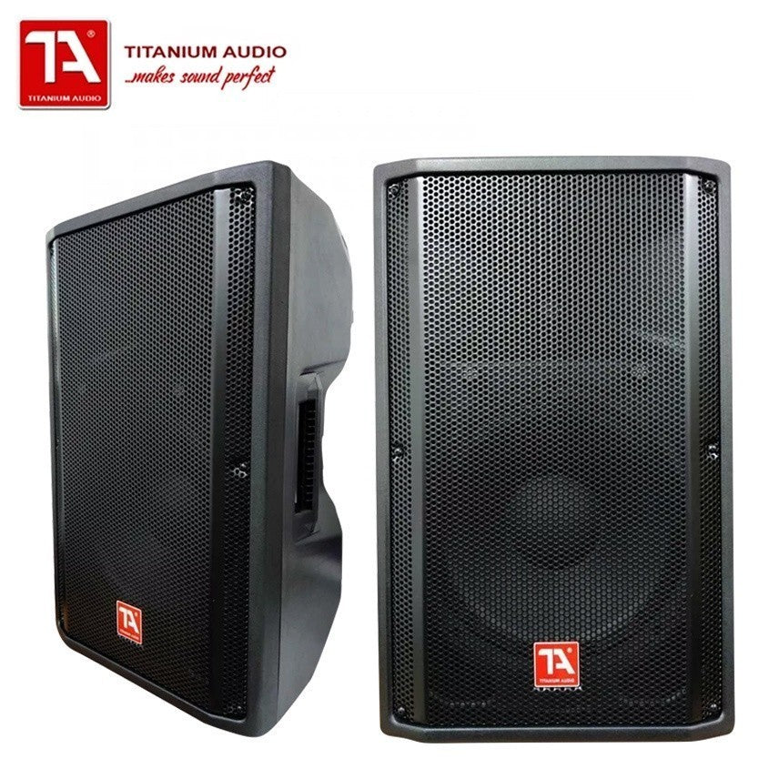 Titanium Audio 1pc 12 Inch 2-way Active Powered Plastic Cabinet Moulded 700Watts