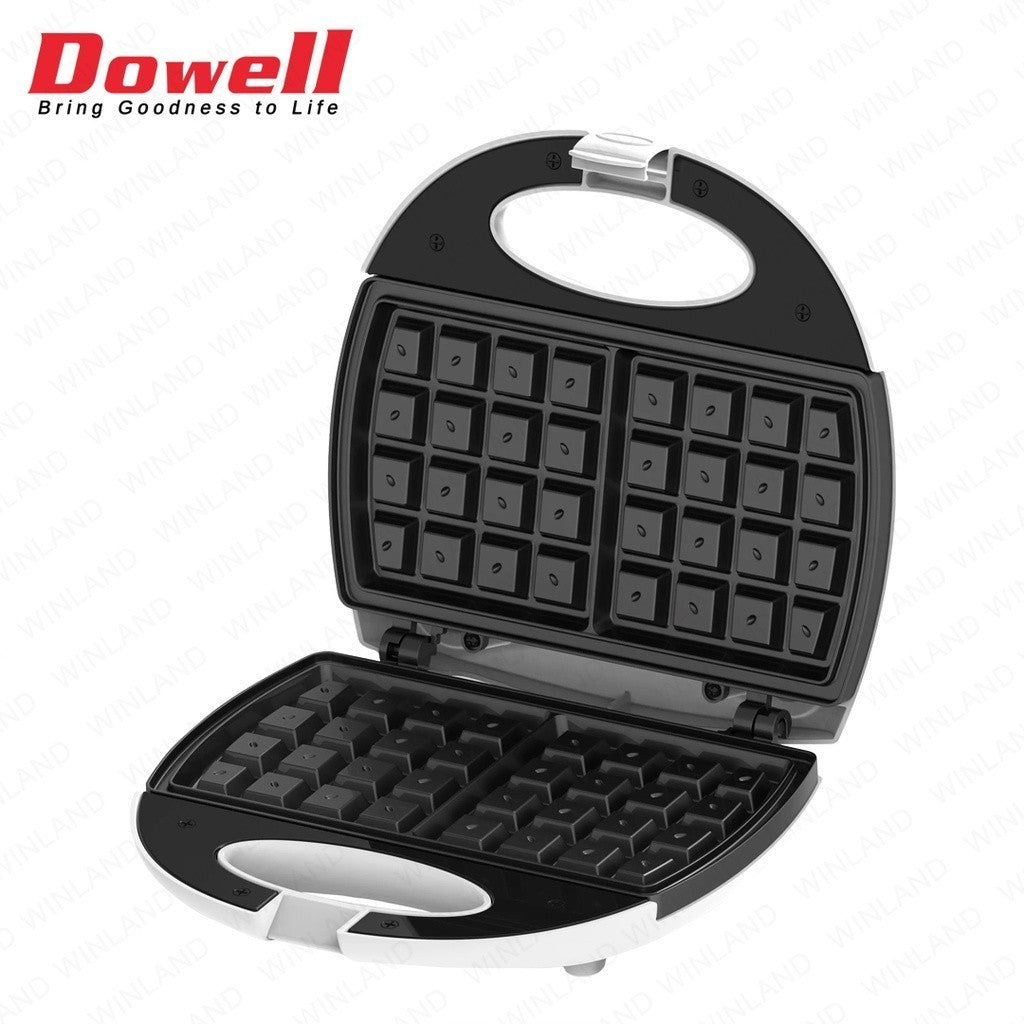 Dowell by Winland Waffle Maker Waffle Toaster Non-stick coating waffle plates / 800w SMW-