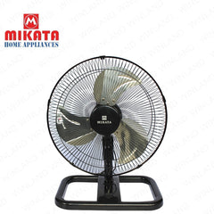 Mikata 14 Inches Ground Desk Electric Fan 45W (3-Metal Blade) MIK-1420-GFS(BLK)