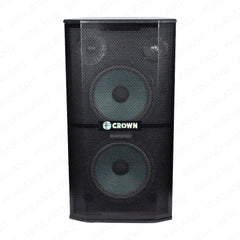 Crown 2pcs 3-Way Dual 10 Inches Karaoke Baffle Speaker 8 Ohms BF-118