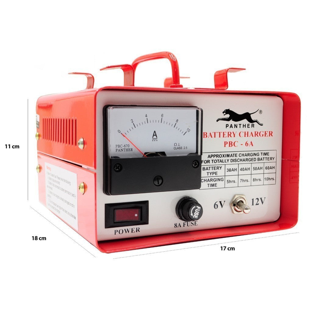 Panther by Winland 6V 12V Battery Charger 6 Ampere PBC-6A