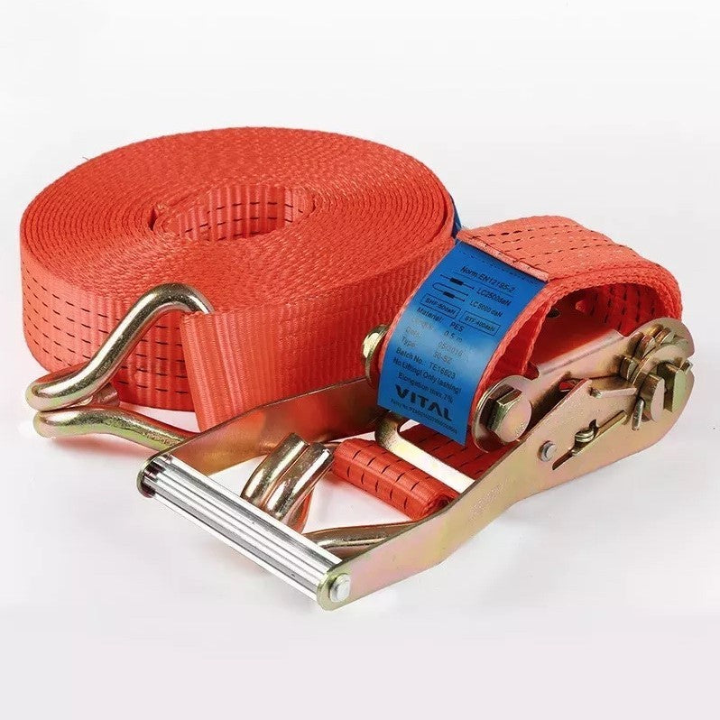 Lotus by Winland 8m Ratchet Straps Tie Down Hold Secure Cargo Straps 3T x 8M LTSX38-8RT