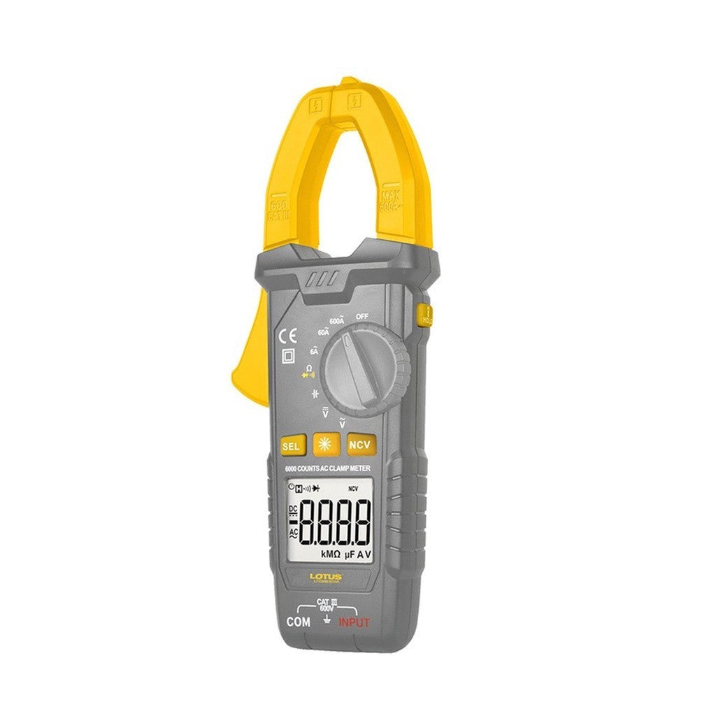 Lotus Digital Clamp Meter 6000C Multimeter Multi Tester w/ Capacitance LTCM8300A