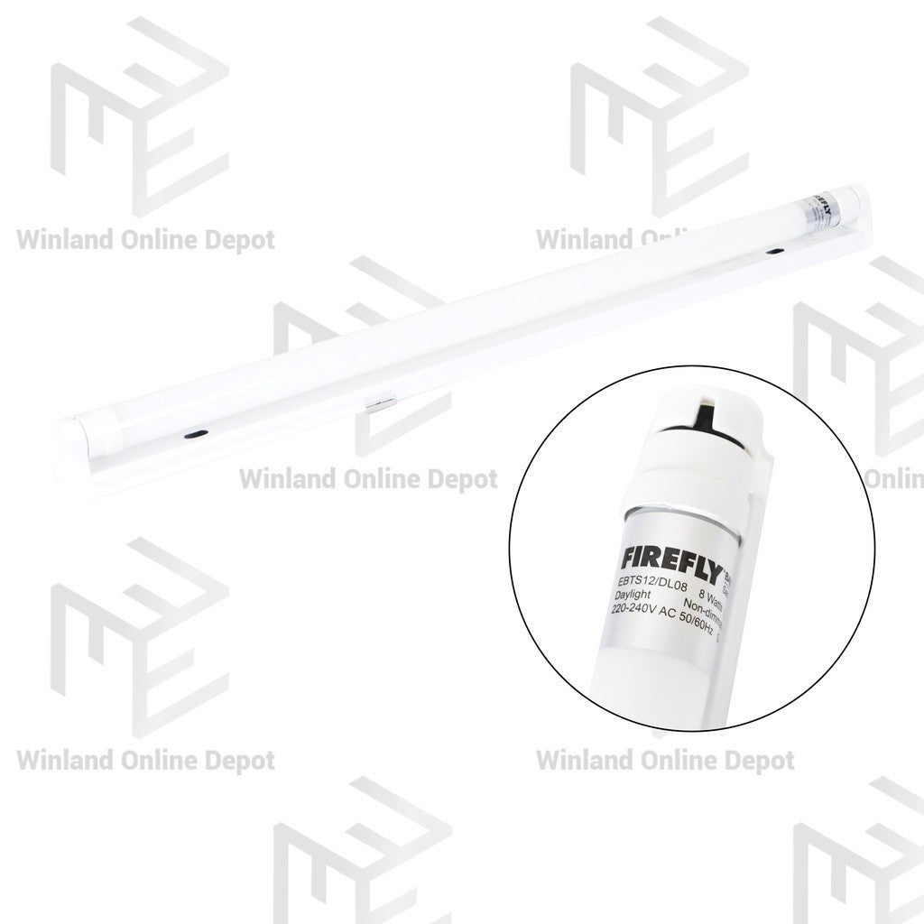 Firefly by Winland T8 Tube & Box Type Set-Single-Ended (8W / 220-240V) Daylight EBTS12/DL08