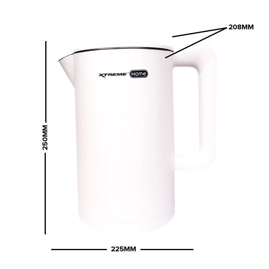 Xtreme HOME 1.7L Concealed Heating Element Cordless Electric Kettle 1950W XH-KT-DWCLH17